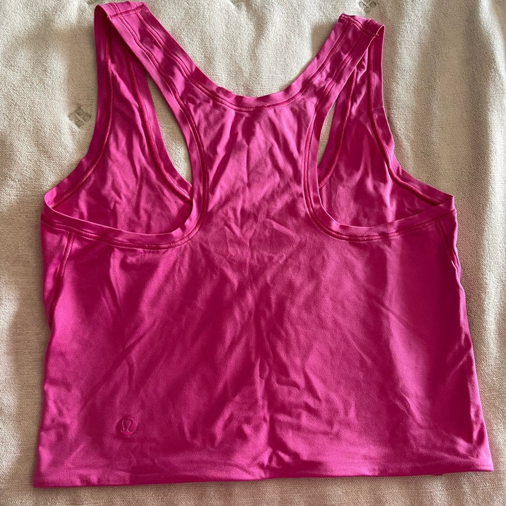 Lululemon Pink Racerback Tank Top - Picture 2 of 3